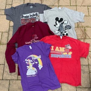 Bundle 5 Disney Mickey Minnie Shirts